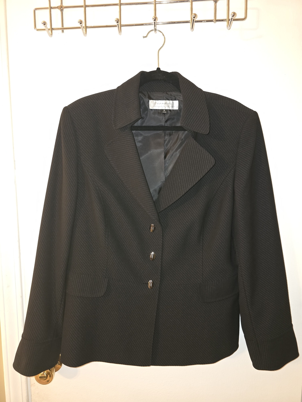 Womens Black Tailored Blazer Jacket